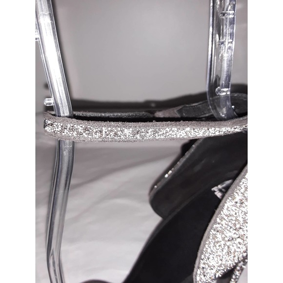 Pierre Hardy Sz 39 D'Orsay Metallic Gray Suede Peep Toe Pumps - Picture 8 of 11